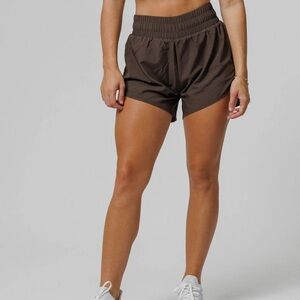 Three nails Women's brown  Athletic Shorts